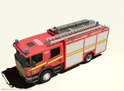 烈火英雄的忠诚座驾 消防车